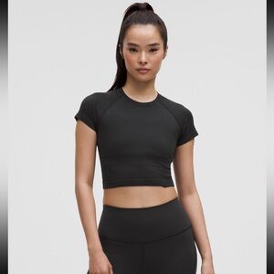 Lululemon Swiftly Tech Cropped Short-Sleeve Shirt 2.0